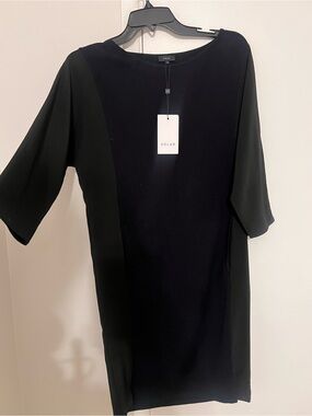 Solar Black Shift Dress